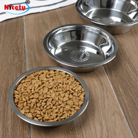 Ciotola Portatile Personalizzata di Alta Qualità in Acciaio Inox 304 per Cani e Gatti, Mangiatoia Ecologica