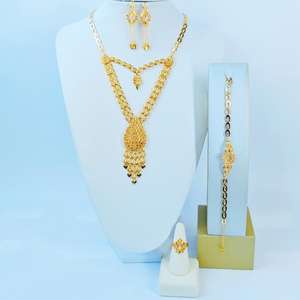 Parures de bijoux en laiton polyvalentes 116 pour femmes, plaqué or rose 24 carats, pour un usage quotidien décontracté, réunions d'affaires - Product Image 6