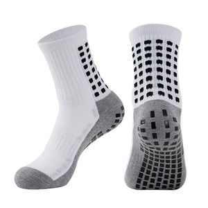 جوارب كرة قدم مخصصة مضادة للانزلاق عالية الجودة من البوليستر/القطن، جوارب رياضية لكرة القدم بشعار مخصص للتدريب - Product Image 2