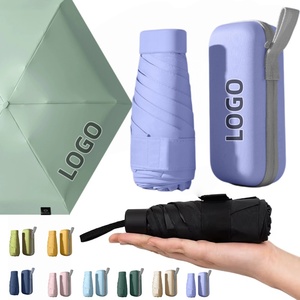 Mini Paraguas <span class=keywords><strong>Plegable</strong></span> de Bolsillo de 6 Pliegues con Protección UV, de Vinilo, <span class=keywords><strong>para</strong></span> Mujer, Ideal <span class=keywords><strong>para</strong></span> Promociones - Product Image 1