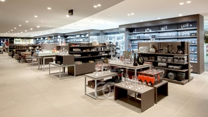 Spazio-ottimizzato stoviglie Display in legno arredamento per la casa negozio arredamento mobili per la casa <span class=keywords><strong>negozi</strong></span> di elettrodomestici - Product Image 6