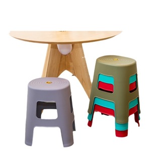 Plastic High Stools 395x335x470mm <b>Stackable</b> Modern Minimalist Design For <b>Dining</b> <b>Chair</b> Household Commercial Use - Product Image 5