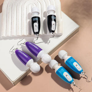 2025 Heiß Verkaufter Modeschmuck Mini Intimspielzeug Lustiger Scherzartikel vibrierendes Geschenk Party SCHMUCK Acryl Vibrator-Ohrringe für Damen - Product Image 5