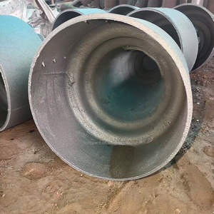 Base per Palo Stradale in Ghisa Sferoidale Personalizzata, Parte di Fusione Verniciata a Polvere Bianca e Nera, Piastra Base Ornamentale per Palo - Product Image 5