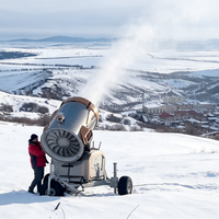 Machine à neige d'hiver, canon à neige automatique extérieur, équipement intelligent pour stations de ski, événements neigeux, royaume des neiges