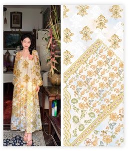 Custom Floral Printed Cotton <strong>Cloth</strong> - <strong>Small</strong> Flower Pattern Muslin/Voile/Duck Canvas | Cotton Poplin &amp; Lawn Dressmaking Fabric - Product Image 2