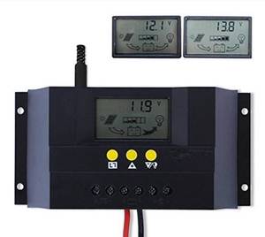 ตัวควบคุมแผงโซลาร์เซลล์ PWM คุณภาพสูง พร้อมจอ LCD แสดงผล แผงกระเบื้องหลังคา แบตเตอรี่เจล ได้รับการรับรองมาตรฐาน IEC - Product Image 1