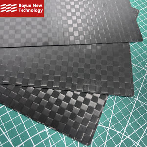 Placa de Fibra de Carbono Forjada de Espesor Personalizado de Boyue Tech, Lámina de Fibra de Carbono Tejida Brillante - Product Image 4