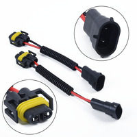 Connecteur de fil de voiture, adaptateur de prise de câble pour phare antibrouillard LED HID, ampoule de phare à Led, H8 H9 H11