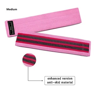 Pita resistensi <span class=keywords><strong>Loop</strong></span> katun ramah lingkungan, untuk latihan kaki pantat & pinggul peregangan latihan Yoga bokong - Product Image 4