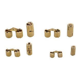 Charnière en laiton monobloc Yigu Hardware, 180 degrés, montage encastré pour meubles de boîte, design traditionnel - Product Image 2