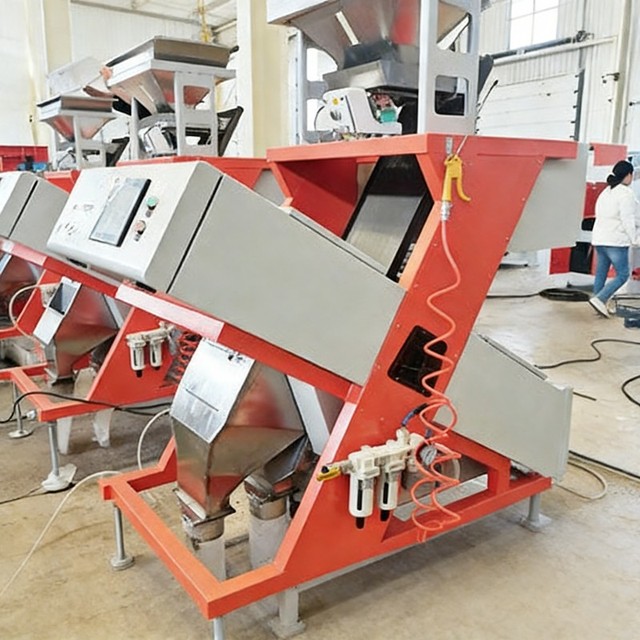 High Efficiency Optical Sorter With CCD Cameras For Rice Color Sorter Machine In Food Plant