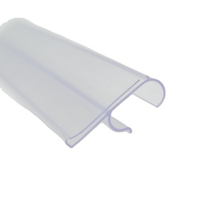 PVC plastica porta prezzi prezzo porta etichetta plastica striscia di plastica dello scaffale del supermercato - Product Image 1