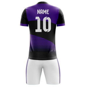 ชุดฟุตบอลโพลีเอสเตอร์ 100% ระบายอากาศได้ดี แห้งเร็ว สีสันตามสั่ง ดีไซน์ล่าสุด บริการ OEM แบบซับลิเมชั่น - Product Image 3