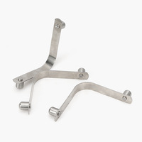 RESSORT DE BOUTON POUSSOIR EN MÉTAL SOLIDE, ÉPINGLE DE TUBE DE VERROUILLAGE À CLIP, CLIP DE RESSORT EN FORME DE V POUR TUBE