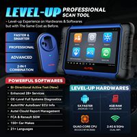 Outils de programmation de clés MaxiIM IM508S PRO, programmeur de clés XP400PRO, scanner de diagnostic universel IMMO IM608, écran LCD 7 pouces