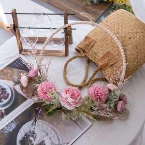 ดอกไม้ประดิษฐ์ CallaFloral รูปหัวใจ ดอกโบตั๋น สำหรับตกแต่งผนังบ้าน งานแต่งงาน รุ่น CF01404 - Product Image 1