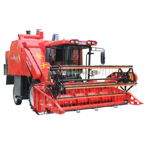 Factory hot sale small wheat and soybean multifunction combine harvester