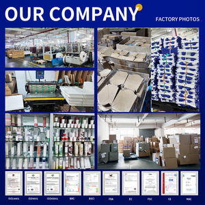 Chất lượng cao lấy đi toàn bộ tùy chỉnh giòn gà nướng cánh cửa hàng hộp giấy thức ăn nhanh, bao bì hộp gà rán có tay cầm - Product Image 5