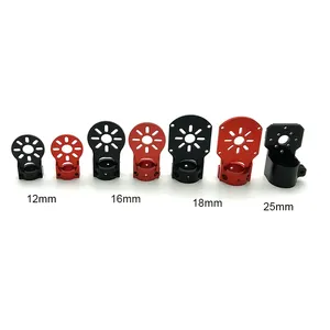 RJXHOBBY RJX 12/16/18/25mm Aluminum Alloy Motor Mount for <b>RC</b> Model Multirotor Accessory for Remote Control <b>Drone</b> Arm Carbon - Product Image 2