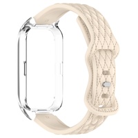Bracelet de montre en silicone texturé avec fermoir papillon pour bracelet intelligent Huawei Band 11 Pro