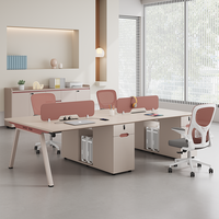 Ensemble bureau et chaise pour personnel, bureau d'ordinateur, poste de travail de bureau