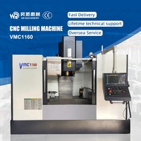 Centro de Mecanizado Vertical VMC1160, Fresadora CNC con Controlador FANUC, 3 Ejes, Alta Precisión, Procesamiento de Metales, 8000 RPM