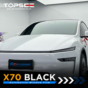 <span class=keywords><strong>Film</strong></span> de protection solaire nano-céramique noir 70VLT en gros pour pare-brise, haute performance, idéal pour les ateliers de beauté automobile avec service OEM - Product Image 1