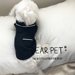 Magnifique gilet pour chien noir respirant, pyjama pour petits chiens, idéal pour le printemps - Product Image 4