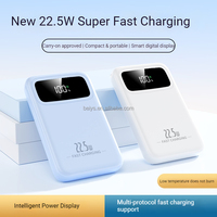 Banque d'alimentation portable best-seller OEM/ODM 20000 mAh PD 22,5 W à charge rapide, double sortie USB Type-C, affichage numérique, chargeur portable