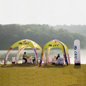 מכירה לוהטת אירועי תערוכה ספורט חיצוני אוויר אוהל פרסום קידום מכירות כיפת מתנפח ביתן חופה אוויר אטום אוהל עבור