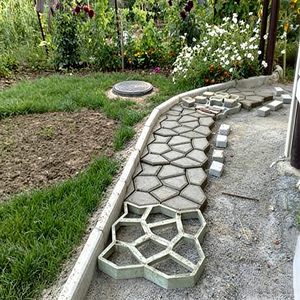 Stampi in Plastica Futian Garden per Pavimentazione in Cemento Fai-da-Te, Stampi per Pavimenti, Strade e Vialetti in Calcestruzzo - Product Image 3