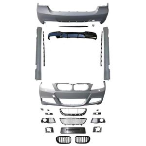 Kit de Carrocería M Sport MT para BMW Serie 3 E90 <span class=keywords><strong>318i</strong></span> 328i 330e 335d 2005-2013, Parachoques Delantero y Trasero para BMW E90 Facelift - Product Image 3