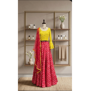 Lehenga à paillettes Azure Radiance, tenue de soirée élégante, tenue traditionnelle ethnique, tenue de mariée, tenue de festival - Product Image 2