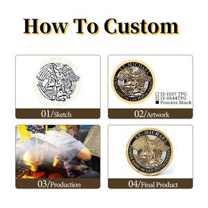 Fabricación de monedas de desafío directo de fábrica, diseño de fundición a presión personalizado, impresión UV 3D, monedas esmaltadas, moneda de recuerdo conmemorativa - Product Image 5