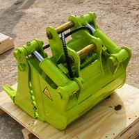 Bucket Hidrolik Excavator Langsung dari Pabrik, Baja Q345, Bucket Penjepit Tahan Lama