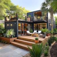 Casas Prefabricadas de Lujo, Casas Pequeñas Personalizadas, Casas Portátiles Internacionales, Villas con Estructura de Acero Resistente
