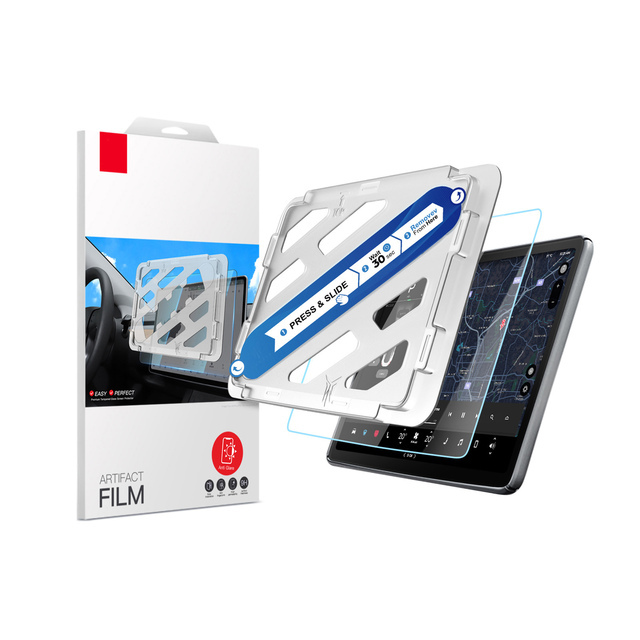 For Tesla Model 3 Y Tempered Glass Screen Protector Dashboard Touchscreen Protective With Film Sticking Tool Crystal Matte