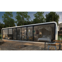 Maison préfabriquée en acier de style européen, unité préfabriquée personnalisée pour bungalows de plage, station balnéaire, logement de vacances
