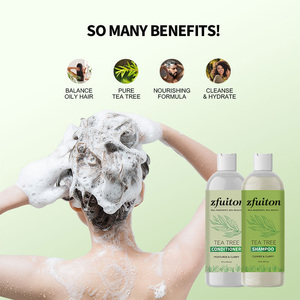 Shampoo Volumizzante Biologico all'Olio di Menta per il Controllo del Sebo, con Burro di Karité ed Estratti Vegetali Naturali, Delicato per la Cura del Cuoio Capelluto, per Capelli Grassi e Secchi, <span class=keywords><strong>Unisex</strong></span> - Product Image 3