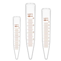 2024 gros laboratoire fond conique haute borosilicate 3.3 tube à centrifuger en verre