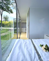 Maison préfabriquée en forme de capsule Apple Cabin Pod, complète avec cuisine et salle de bain, pour le camping en plein air, les stations balnéaires et l'hébergement touristique