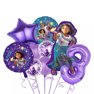 <span class=keywords><strong>Encanto</strong></span> – ensemble de ballons de fête, 32 pouces, violet, chiffres, en aluminium, pour enfants, 1, 2, 3e anniversaire, décoration, Air Globos, nouveau - Product Image 4