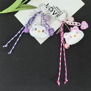 Phim hoạt hình Mèo búp bê dễ thương búp bê sang trọng túi quyến rũ Trâm Keychain <span class=keywords><strong>Hello</strong></span> Kiki quần áo phụ kiện - Product Image 4