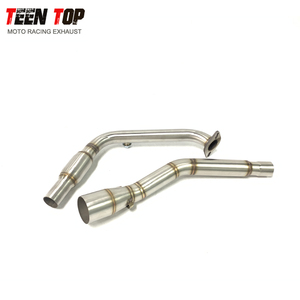 Tubo de sistema de escape de motocicleta de fábrica TEENTOP para cabezal de escape Yahama R125 R15 V3 <span class=keywords><strong>MT15</strong></span> MT125 51mm 2018 ~ <span class=keywords><strong>2019</strong></span> - Product Image 5