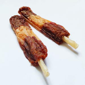 OEM ODM Fábrica al por mayor de alta calidad de alimentos secos para mascotas entrenamiento dental pollo y pato en cuero crudo perro aperitivos golosinas - Product Image 3