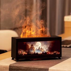 Nuevo Humidificador con Llama de Chimenea 2024, Máquina de Fragancia Duradera para Dormitorio, Máquina de Aromaterapia con Llama Simulada, Chimenea Doméstica - Product Image 2
