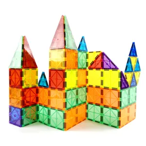 Çocuklar için OEM hoşgeldiniz manyetik fayans oyuncaklar eğitici çocuklar için manyetik bloklar oyuncaklar manyetik yapı taşları set