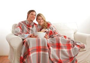Super Soft Warm TV Throw Blanket with Sleeves Wearable Sofa Cozy Hug Sleep Blanket and <strong>Hoodie</strong> Sweatshirt Tv Blanket for Winter - Product Image 6