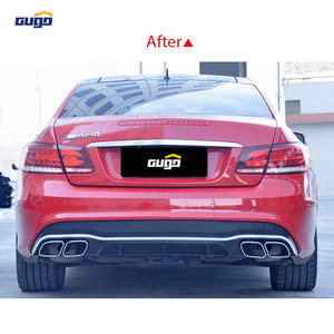 Gugo cao phía sau khuếch tán ống xả lời khuyên cho 2014 2016 w207 E Coupe hai cửa thể thao tự động nâng cấp bội thu 2018 E63 nhôm nhựa - Product Image 2
